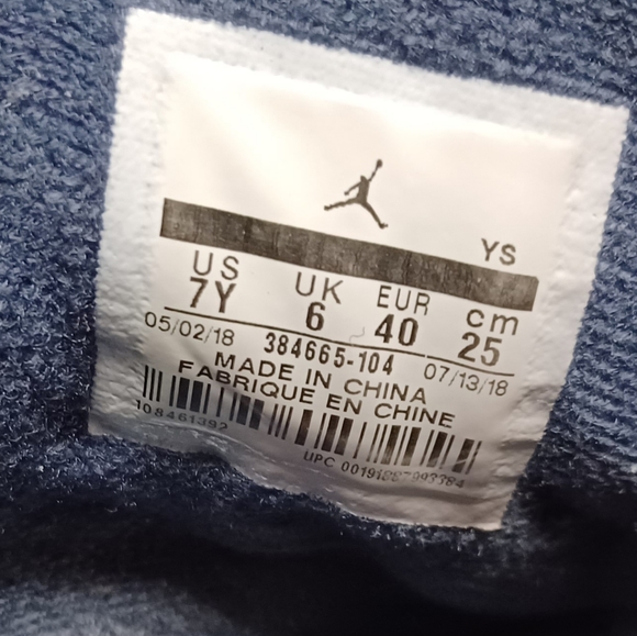 Air Jordan 6 Retro 'Tinker' Wo.8½ (7Y) - Picture 7 of 9